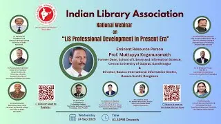 ILA National Webinar on LIS Professional Development in Present Era