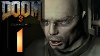 Let's Play Doom 3 BFG Edition [HD|German|Blind] #01 Mars City