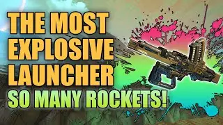 Borderlands 3 | The Mongol is the Most Explosive Rocket Launcher - Dozens of Rockets Per Shot