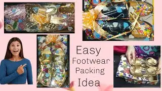 wedding footwear packing idea. Bridal footwear packing idea.