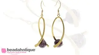How to Make Pinch Bail Gemstone Earrings