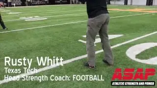 40YD Dash Start: Texas Tech Strength Coach RUSTY WHITT