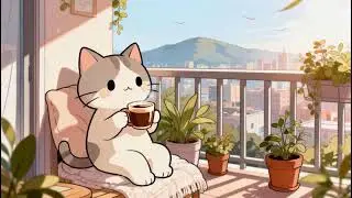 Sleepy Lofi Cat 💤 Cozy Night Beats to Relax, Study & Fall Asleep Fast