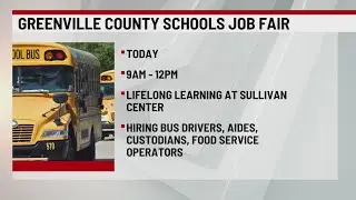 Greenville Co. Schools to host job fair Tuesday