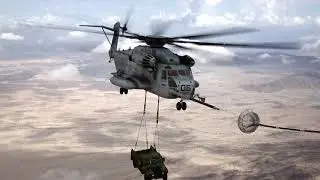CH-53E Super Stallion Conducts Aerial Refuel