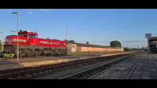 Pesa 730ML- 006 with a passenger train