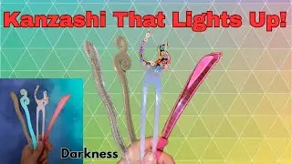 Glow-in-the-Dark Resin Kanzashi DIY Tutorial