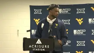 WATCH: WVU RB CJ Donaldson discusses 38-34 loss to Pitt