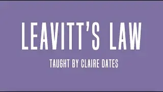 Leavitt's Law - 2022 Breakthrough Junior Challenge
