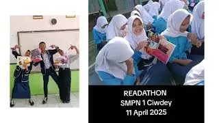 Kegiatan Siswa Readathon SMPN 1 Ciwidey April