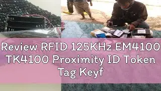 Review RFID 125KHz EM4100 TK4100 Proximity ID Token Tag Keyfob KeyChain Blue