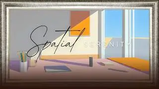 Geometric Home in Pastel Colors: Framed TV Art Screensaver 4K