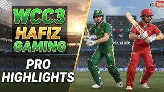 Pak vs Nepal WCC3 Match | Hafiz Gaming Highlights 