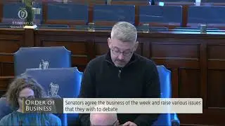 Sinn F&eacute;in Senator Niall O Dinnghaile discusses Black Rock.