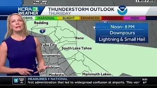 Northern California forecast: Subtly cooler today thanks to a Delta Breeze
