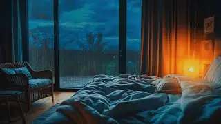 Soft Rain on Window and Relaxing Piano 🎹 Peaceful Music to Help You Sleep and Ease Anxiety