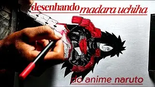 Desenhei o Madara Uchiha! O Mais Insano do Naruto