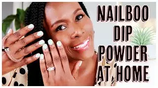 NAILBOO DIP POWDER TUTORIAL at Home | QUICK APPLICATION How to use KIT | ISOWA GALLERY