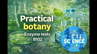 Practical Botany part 1 (Enzymes and proteins denaturation)-Plant physiology-B102