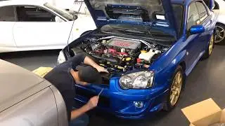 Subaru Impreza JDM WRX STi xenon headlights removal in 1min