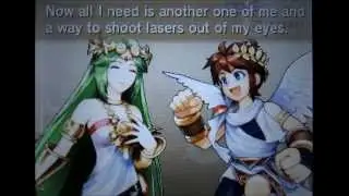 Pit is Lady Palutena's Orbitar (One of Two Orbitars Weapon Dialogues) - Kid Icarus: Uprising