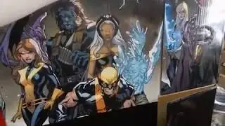Unboxing WizKids Marvel X-Men Small Art Comic Box @ JC'S Comics N' More