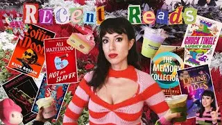 what I read in a week/month vlog | new release, horror, romance, fantasy, scifi