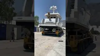 GreeNaval 60 aluminum hybrid motoryacht launching