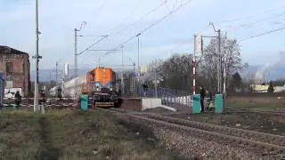 Przejazd T448p-093 z Gruszkami przez stację Dąbrowa G&oacute;rnicza [STK Wrocław]
