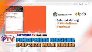 PENDAFTARAN BEASISWA #lpdp  2026 MULAI DIBUKA