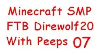 Direwolf20 FTB server play with peeps - Part 07 - Swamp Slime Antics