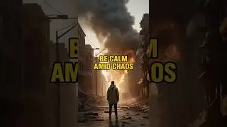 BE CALM Amid Chaos | Modern Stoic in a World at War #Shorts