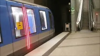 U-Bahn München - Mitfahrt im C2-Zug 739 von Frankfurter Ring - Dülferstraße (+Softwarefehler) als U8