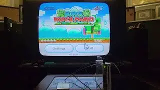 Nintendo Wii Modded Internal HDMI Clear Shell