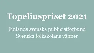 Topeliuspriset 2021