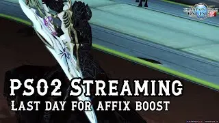 [Jp]PSO2 - PSO2 Last Day for Affix Boost Week and Zero Meseta Cost