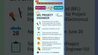 BEL Recruitment 2024: Project Engineer & Trainee Engineer Jobs | Apply Now!