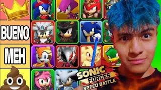 TIER LIST DEFINITIVA DE SONIC FORCES SPEED BATTLE | ANGEL FORCES 