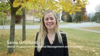 Master Programme in Industrial Management and Innovation - Uppsala University