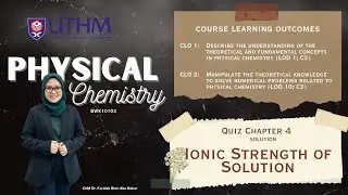 Ionic Strength of Solution