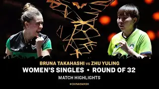 Bruna Takahashi vs Zhu Yuling | WS R32 | #ChinaSmash 2025