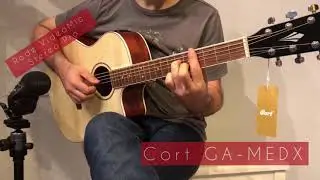 Cort GA-MEDX Open Pore - Elektro Akustik Gitar (Bi Kuple)