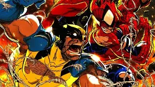 Bloodlusted Spider Man Vs Wolverine