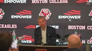 MEN'S BASKETBALL: Postgame Press Conference at Boston College