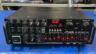 Perbaikan Power Amplifier Digital Echo Mixer merek Shade AV-MP326BT PRO