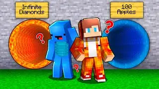 JJ and Mikey Choose the Right Tunnel! Lava vs Water Elemental Challenge in Minecraft (Maizen)