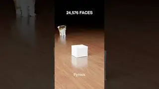 Blender Soft Body Simulation vs 24,576 Faces
