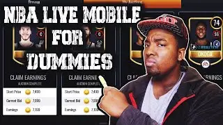 NBA Live Mobile For Dummies | Episode 1| How To Snipe And Make Coins!!!