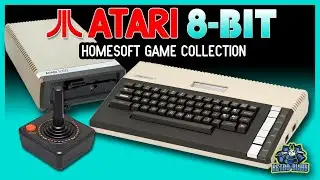 Atari 8-Bit Homesoft Game Collection Gameplay. Let's Go!
