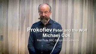 Prokofiev - Peter And The Wolf flute solos demonstrated by Michael Cox